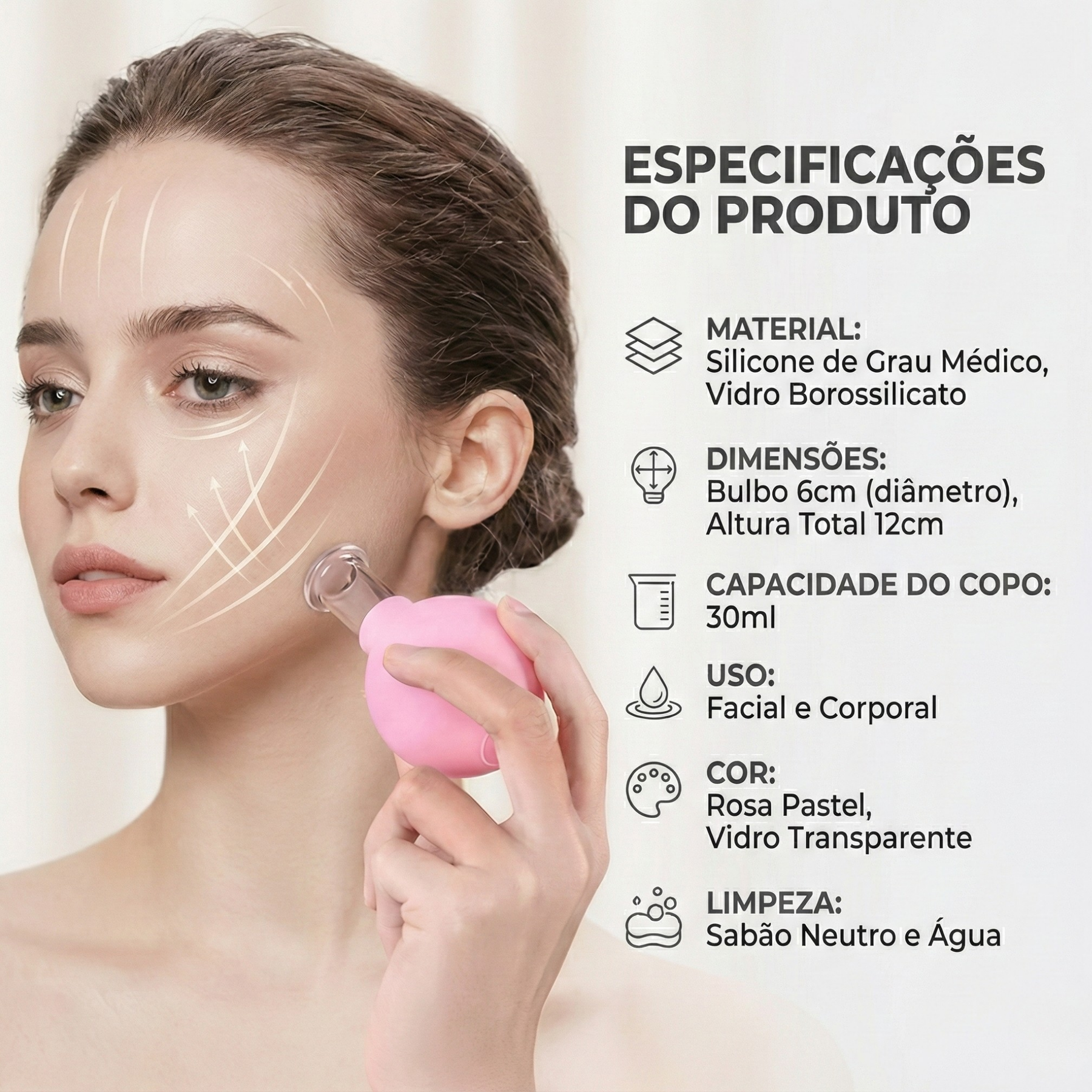 Sculpt Cup – Ventosa Facial de Sucção