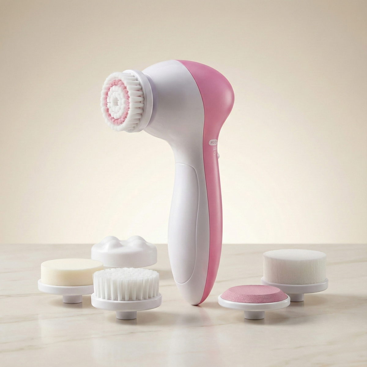 DermaGlow 5 em 1™ – Escova Facial Elétrica Esfoliante e Massageadora